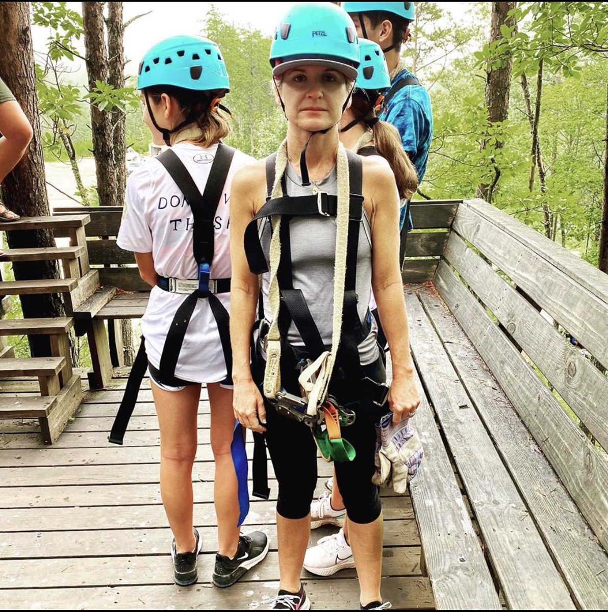 GlennonDoyle's tweet photo. So like, for example, if one finds oneself in a forest in an outfit such as this, one can be sure one is on a TRIP, NOT A VACATION.

I am joy. https://t.co/0n2xfb8xsE