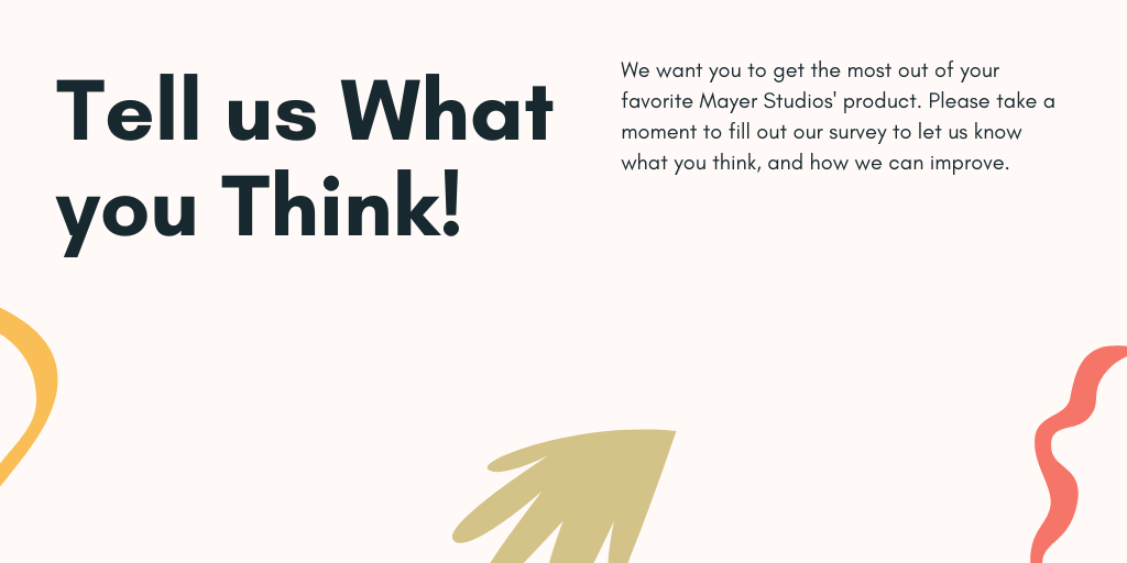 mayerdevstudios's tweet image. We want you to get the most out of your favorite Mayer Studios product. Please take a moment to fill out our brief survey to let us know what you think, and how we can improve. Visit forms.gle/v1nJEP35hqQECS… to take the survey today! 
#made4fitbit #Survey #Fitbit #Poll