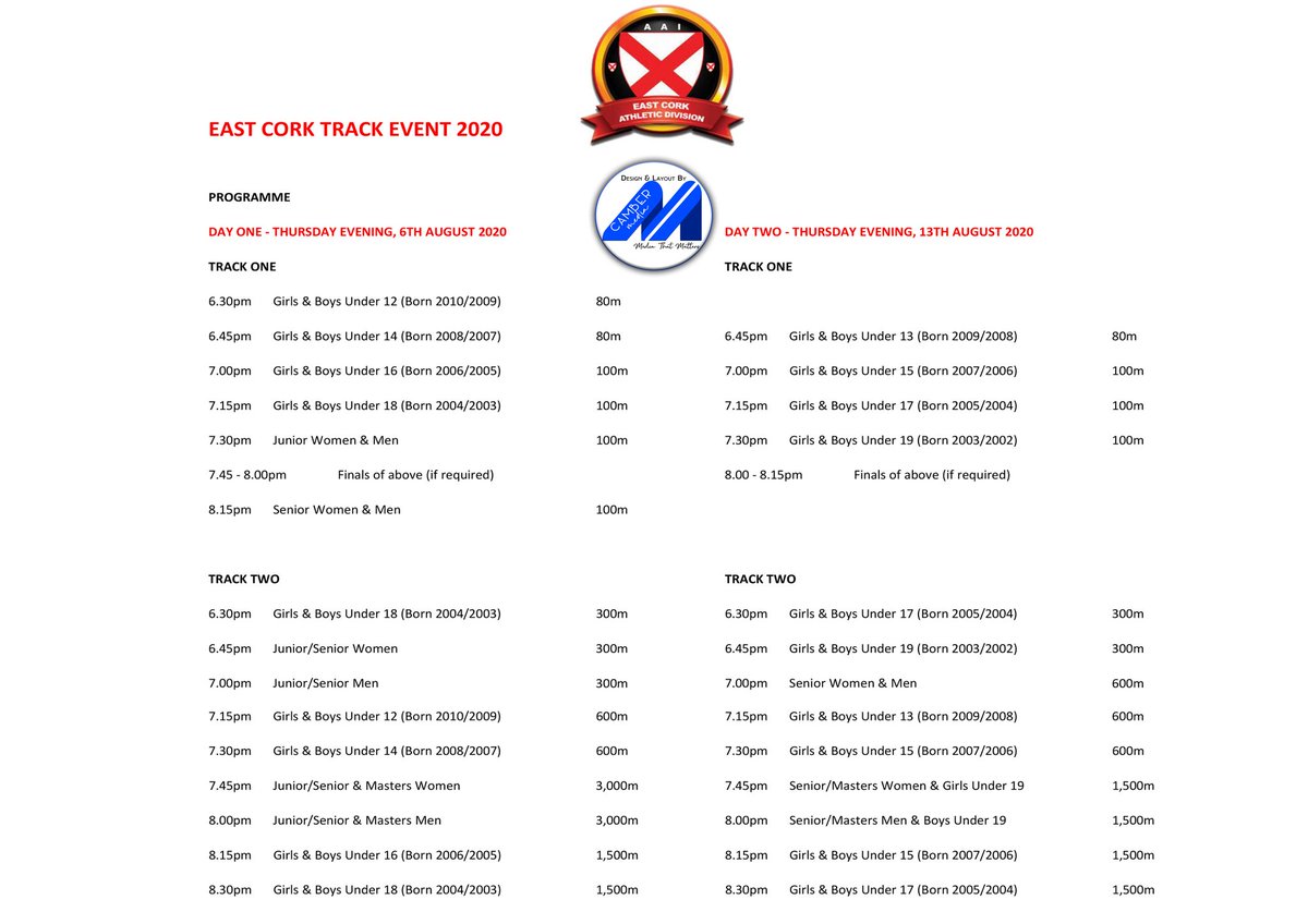 𝗔 𝗺𝗲𝗲𝘁𝗶𝗻𝗴 𝘄𝗮𝘀 𝗵𝗲𝗹𝗱 𝗹𝗮𝘀𝘁 𝗻𝗶𝗴𝗵𝘁 𝗼𝗳 𝘁𝗵𝗲 𝗘𝗮𝘀𝘁 𝗖𝗼𝗿𝗸 𝗔𝘁𝗵𝗹𝗲𝘁𝗶𝗰𝘀 𝗗𝗶𝘃𝗶𝘀𝗶𝗼𝗻 𝗯𝗼𝗮𝗿𝗱 𝗮𝗻𝗱 𝗿𝗲𝗽𝗿𝗲𝘀𝗲𝗻𝘁𝗮𝘁𝗶𝘃𝗲𝘀 𝗼𝗳 𝗶𝘁𝘀 𝗮𝗳𝗳𝗶𝗹𝗶𝗮𝘁𝗲𝗱 𝗰𝗹𝘂𝗯𝘀 𝘁𝗼 𝗿𝗮𝘁𝗶𝗳𝘆 𝘁𝗵𝗲 𝗽𝗹𝗮𝗻𝗻𝗲𝗱 𝘁𝗿𝗮𝗰𝗸 𝗲𝘃𝗲𝗻𝘁.