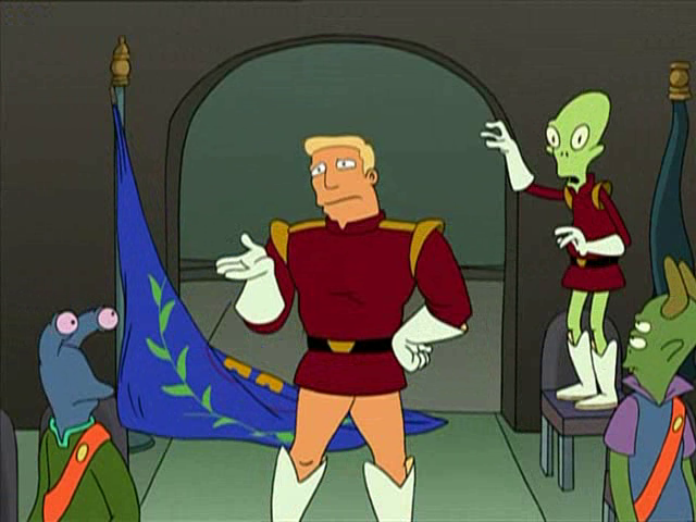 "¡Podéis despojarme de mi rango y uniforme, pero nunca podréis arrebatarme mi integridad ni mi honor!

... A parte de que la culpa fue de Kif"