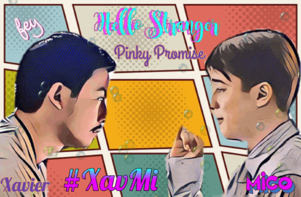 feyalip's tweet photo. My Fan Art Entry 1:
Pinky Promise
They started as Enemy but they bcum pakners led by Ms. Tina Moran. Bcoz of dis they bcum close friends as Mico gestures it to Xavier.
@TeamTonyOFC_
#HelloStrangerFanArt
#HelloStrangerEP5 
#XavMi https://t.co/ZoHR9lgnyM