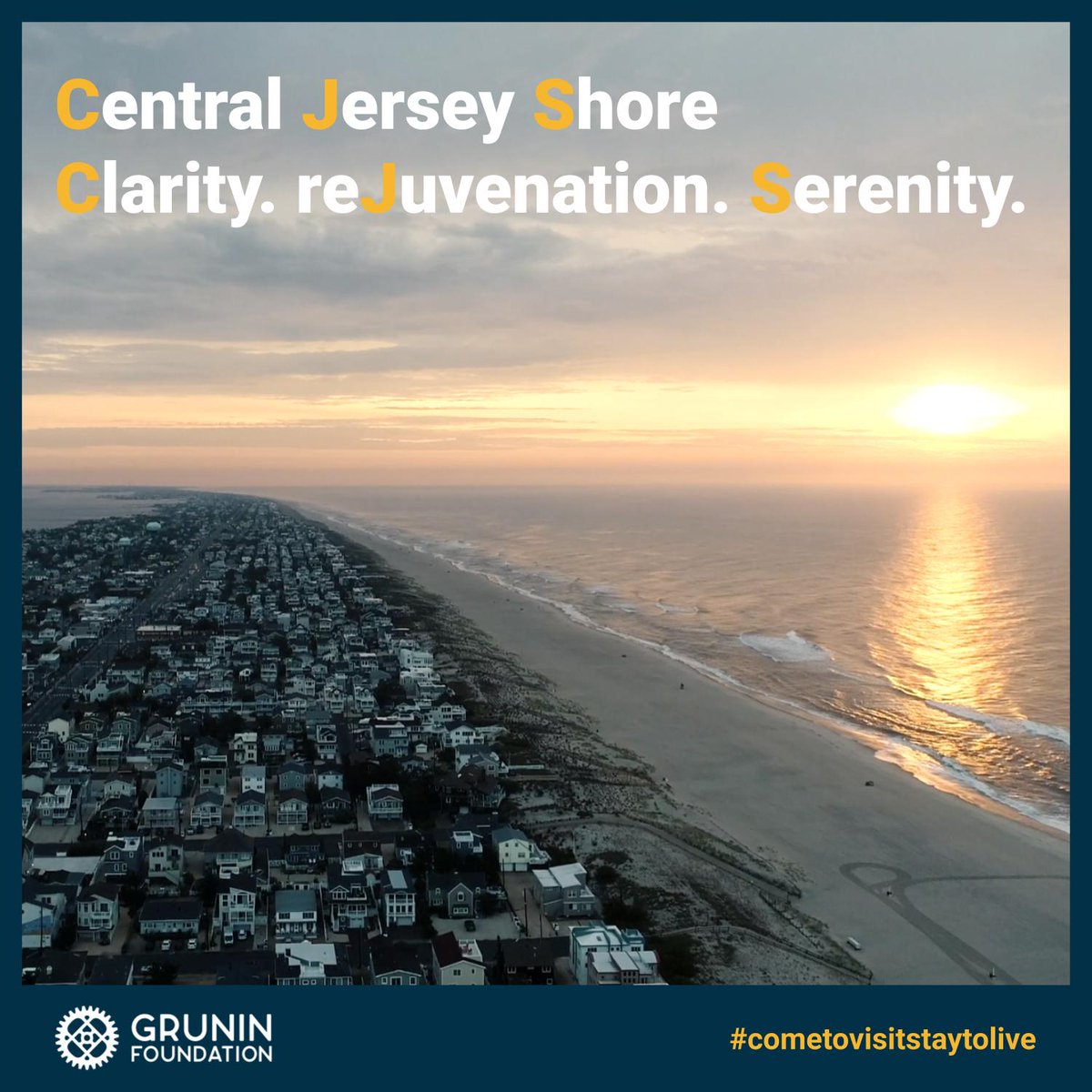 GruninFdn's tweet photo. While the days are still uncertain, we can always find Clarity, reJuvenation and Serenity at the Central Jersey Shore. 

#JLGF #GruninFoundation #CometoVisitStaytoLive #CentralJerseyShore #TravelTuesday #Summer #EconomicExcellence https://t.co/hd9IbGfTCL