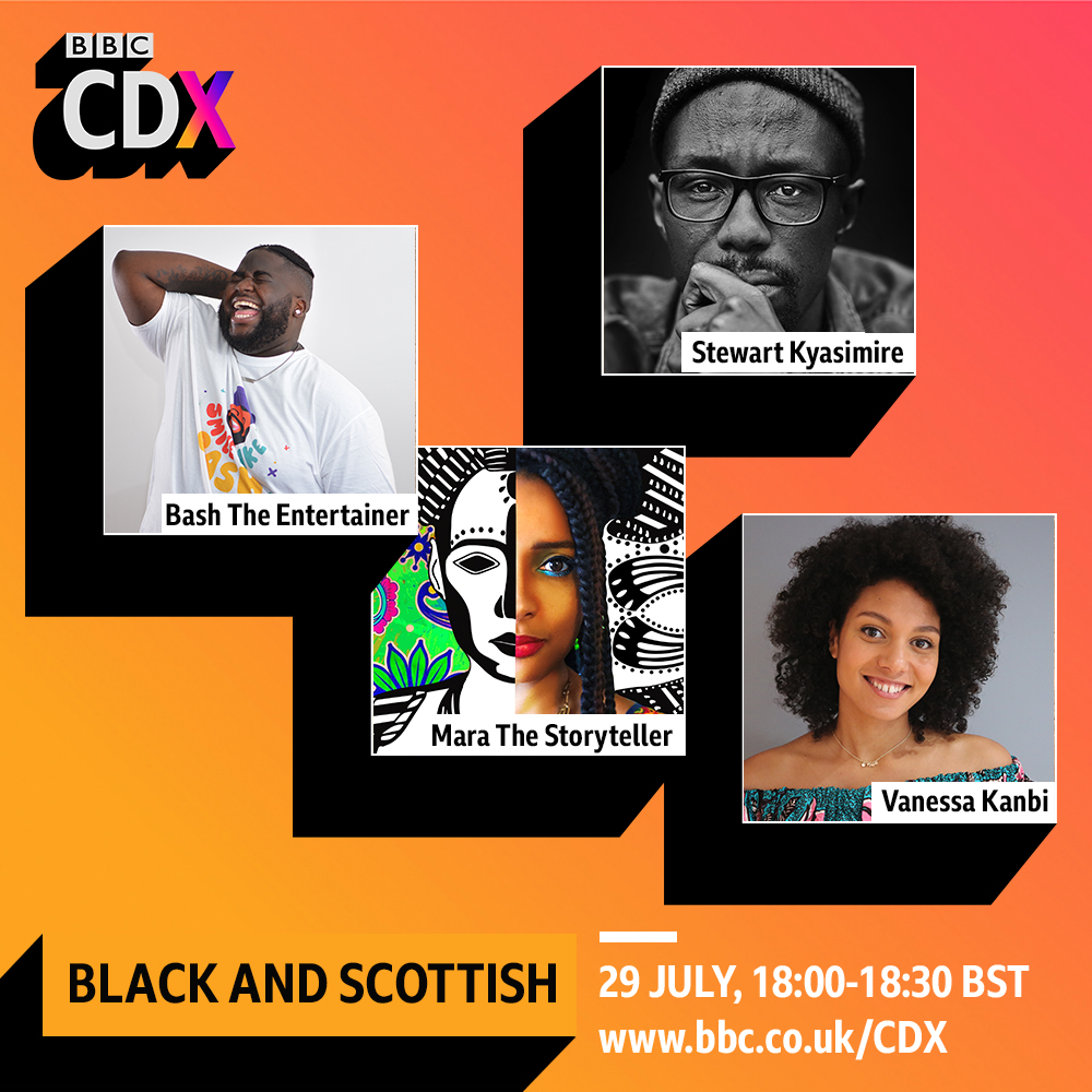 BBC (@bbc) on Twitter photo Filmmaker <a href="/SKyasimire/">Stewart Kyasimire</a> will be joined by <a href="/BashTheEnt/">BASH THE ENTERTAINER</a>, @JeanJohansson and <a href="/marastoryteller/">mara menzies</a> to discuss an African proverb that relates to their deeply personal journeys.
Don't miss these incredible insights.
Today | 18:00 BST | bbc.co.uk/cdx #CDXLive Filmmaker <a href="/SKyasimire/">Stewart Kyasimire</a> will be joined by <a href="/BashTheEnt/">BASH THE ENTERTAINER</a>, @JeanJohansson and <a href="/marastoryteller/">mara menzies</a> to discuss an African proverb that relates to their deeply personal journeys.
Don't miss these incredible insights.
Today | 18:00 BST | bbc.co.uk/cdx #CDXLive