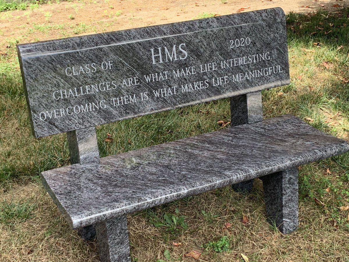 hmscolts's tweet photo. HMS Class of 2020 your bench has arrived!!! https://t.co/rcDMsiLGsB