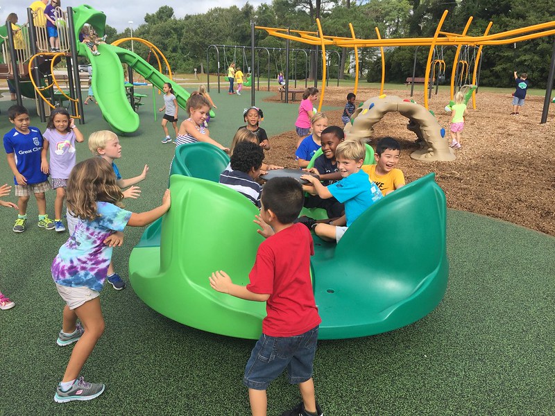 JH_CRec's tweet photo. An inclusive play space is  a place of fairness. We design all of our inclusive playgrounds with a purpose to allow everyone to play together.
#CunninghamRecreation
@gametimeplay 
#WeAreParksAndRec
#parksandrecreationmonth
#playhasnolimit
@NCRPA 
@RecResourceServ 
@NRPA https://t.co/Ir32FusU1b