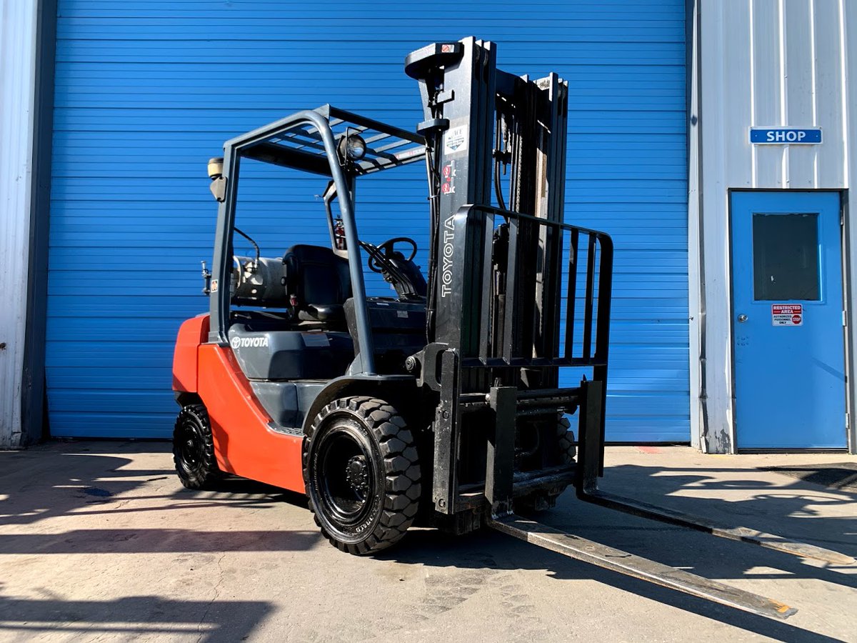 Ace_Equipment's tweet photo. Unit 2840 
Make: Toyota 
Model: 8FGU25
Capacity: 5,000 lbs 
Mast Height: 189 inches/ 3 Stage 
Attachment: Side Shift https://t.co/bmQkn9Gu0U