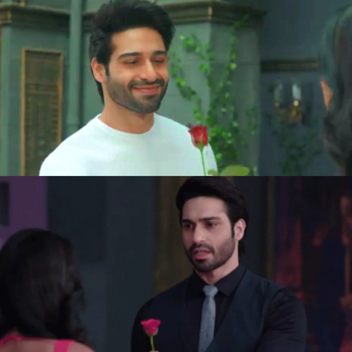 Yogita_golskar's tweet photo. Same stuff Part 2 π€π€
I don't won't to explain all seance, that hilarious to me, Rose's misunderstanding π
1st pic 10% Different both are happy, not confuse,π€£
So unique.
#Dev #Brindev
#Devtara #Devsha
#Vijayendrakumeria #Naagin4
@MuktaDhond https://t.co/GZj0EOnbeK
