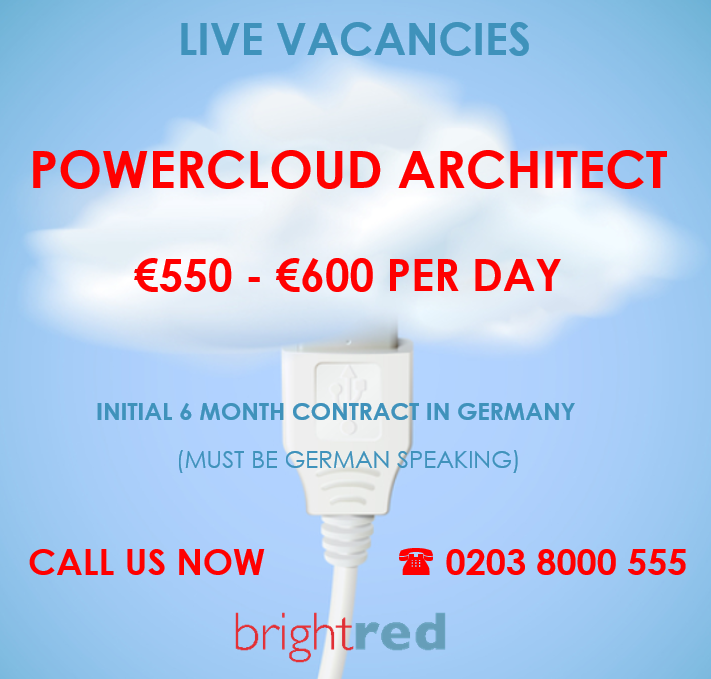 Brightred_Rec's tweet image. We are actively recruiting for a #Powercloud #Architect 6 month contract based in Germany. call us today to discuss the role in more detail or visit the jobs page on our website lnkd.in/eAFAeMT
#germanvacancies #energysector #livevacancies #jobsintech #teambrightred
