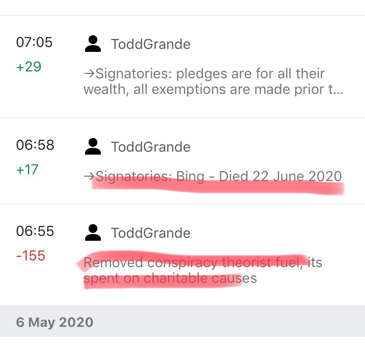 68/WOWOWOWOWTHE ENTIRE SIGNATORY LIST WAS REMOVED WHILE I WAS WORKING ON THIS“REMOVED CONSP!RACY THEORY FUEL”OVER THE TARGET!Also - the whole reason I paused was because I knew the next name would’ve a doozy and possibly my 1st 3 tweet-erSo https://twitter.com/brostreetjoy/status/1288199181107109888?s=21  https://twitter.com/BroStreetJoy/status/1288199181107109888