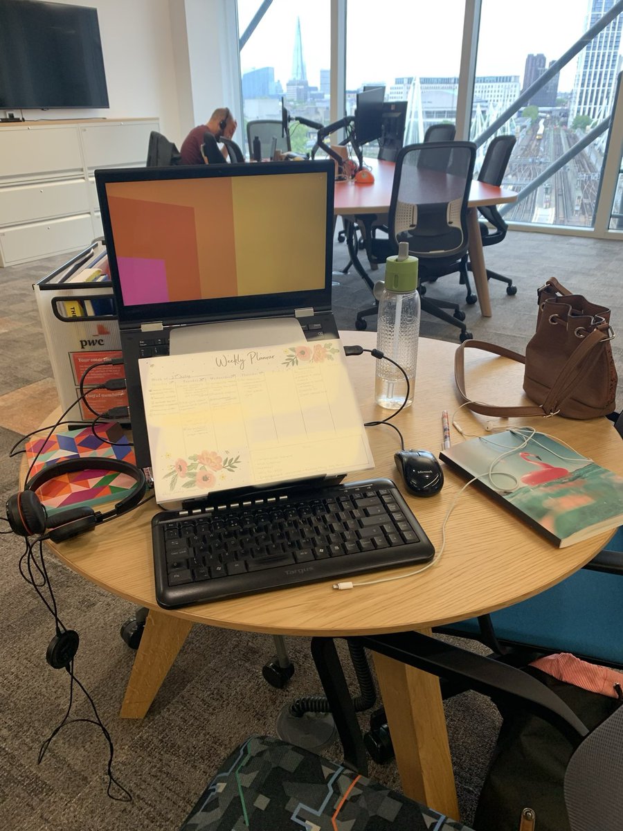 19 weeks later.....it was strange but comforting to walk back through these doors and set up my desk somewhere other than my kitchen table! It’s nice to be back <a href="/PwC_UK/">PwC UK</a>