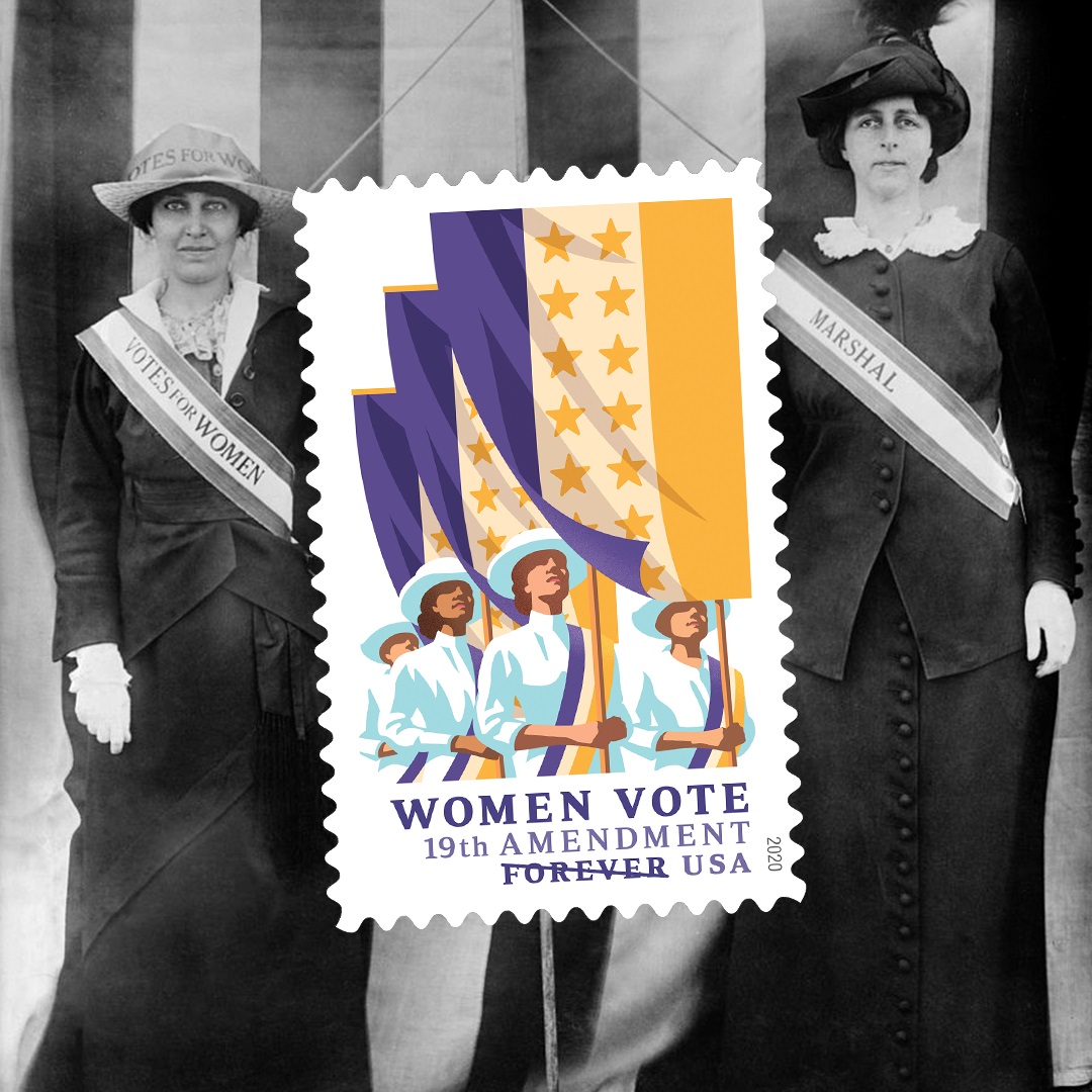 Forever Stamp Honors Centennial of Women's Suffrage - Newsroom