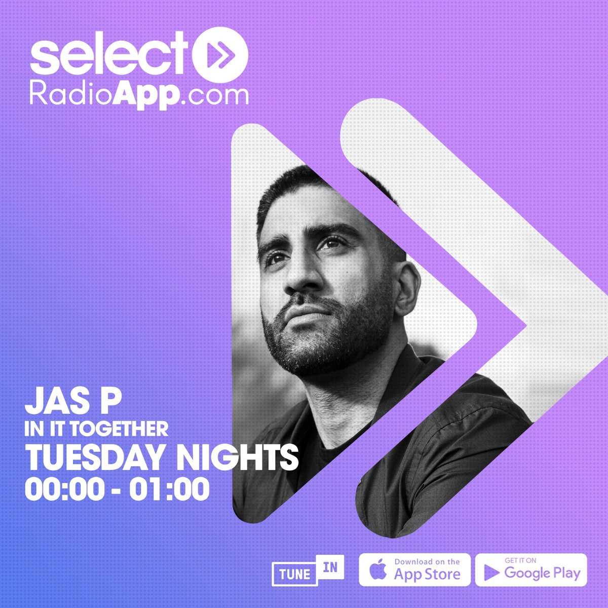 iitrecords1's tweet photo. Label head @JasP_DJ back on your airwaves tonight on @SelectRadioApp App. Join him from midnight for more #groovers &amp; plenty of exclusives! 

👉https://t.co/5kS8MEYJHJ

#IITr #InItTogetherRecords #UnderAGroove #HouseMusic #Radio #TuesdayNightSelect https://t.co/Q8vMyXkjEd