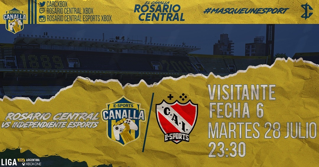 CarcXbox's tweet photo. LIGA @IESAArgentina
FECHA 5 🆚️ @TemperleyES @mariano20dfc
🕙23:00 hs!
FECHA 6 🆚️ @CAI_XBOX
🕦23:30 hs!
🔥🇺🇦🎮🏆
#clubpro
#xboxone
#fifa20
#LosDueñosDeRosario
#CanallaXbox
Edit @BessThhDesing https://t.co/ahq4fdQuOs