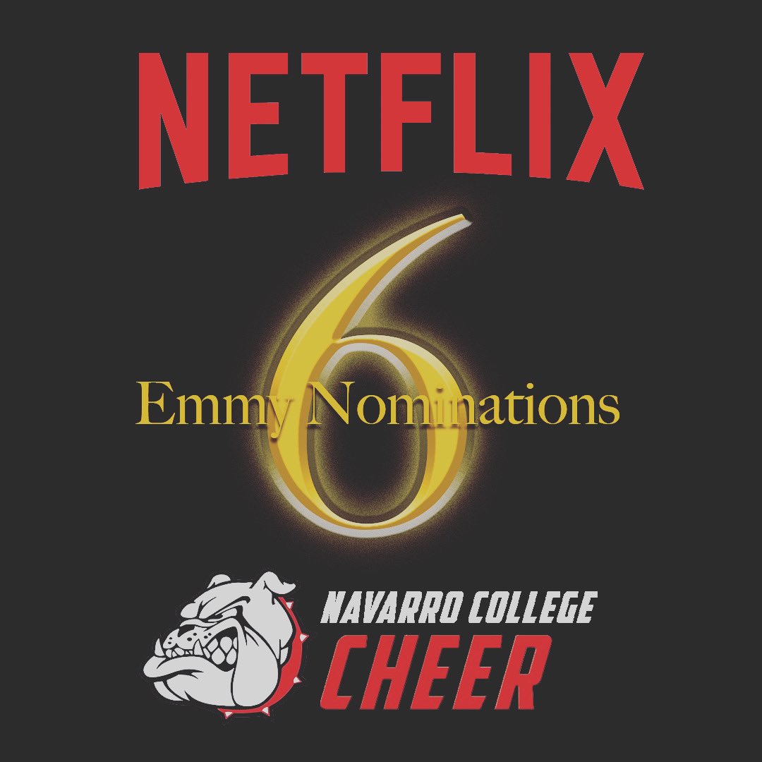 CheerSourceCamp's tweet photo. We want to give a huge congratulations to @WildAndyCat and our amazing CheerSource staff members @ttnav19 @AmazingPeweTho @trahanchristian @faith_gatlin @abouhuys @austin_bayles @allieross46 @jushinsley_ and the entire @Navarro_Cheer family on your #emmynominations ❤️🖤 https://t.co/lR5WubvqZ3