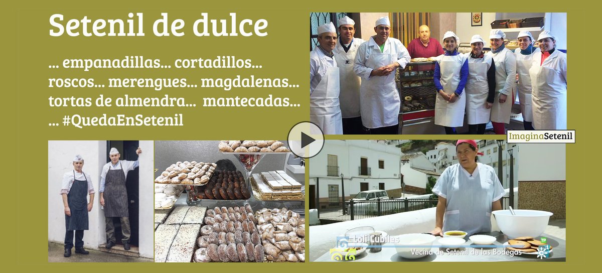 ImaginaSetenil's tweet photo. #Setenil tiene una repostería casera riquísima. No te pierdas este recorrido por los tres obradores del pueblo #QuedaEnSetenil👇https://t.co/9s3u3XS6Tc https://t.co/JRhrrdOIfO