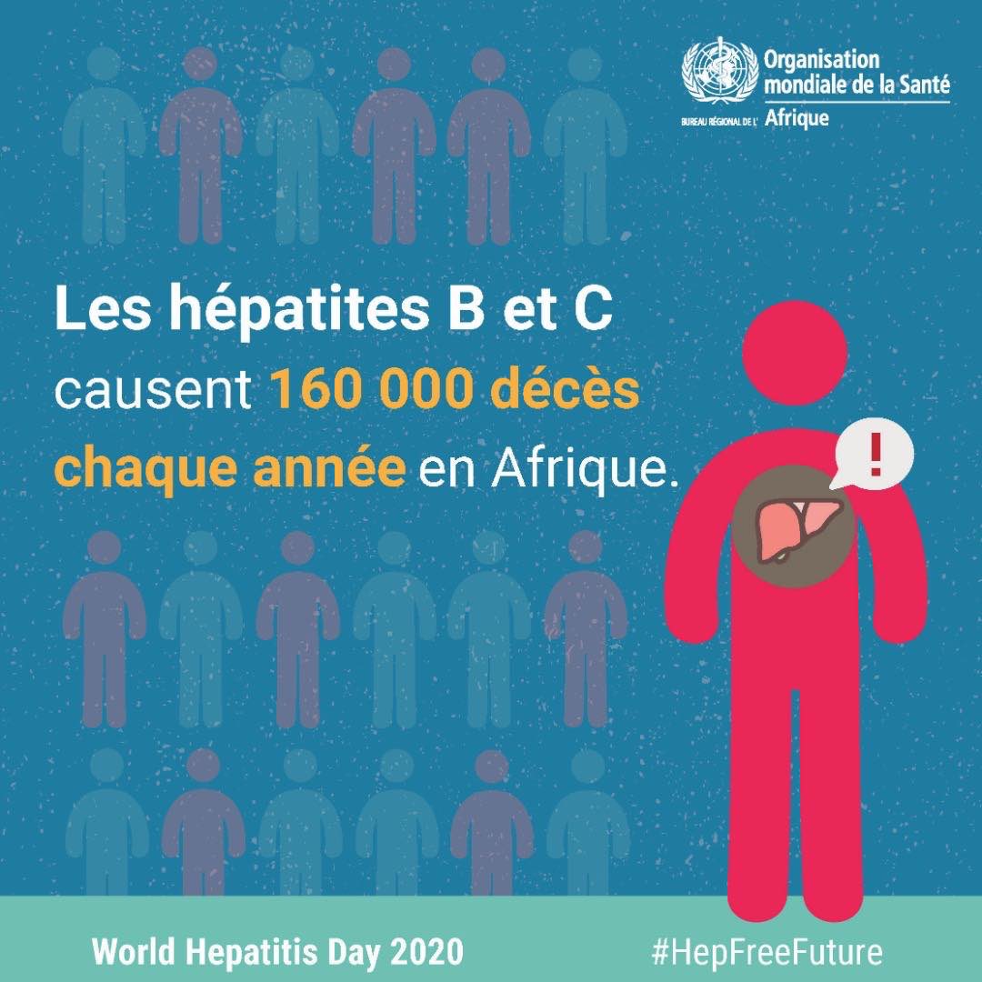 MobileSante's tweet photo. Avec plus de 1.7 millions de décès en 2018 dans le monde l'hépatite est un véritable fléau. Autant que la tuberculose et davantage que le VIH-SIDA, selon l'OMS.
Ensemble redoublons d'efforts, et dépistons précocement pour atteindre les buts mondiaux de l’élimination d’ici 2030 https://t.co/vqMJUpjT75