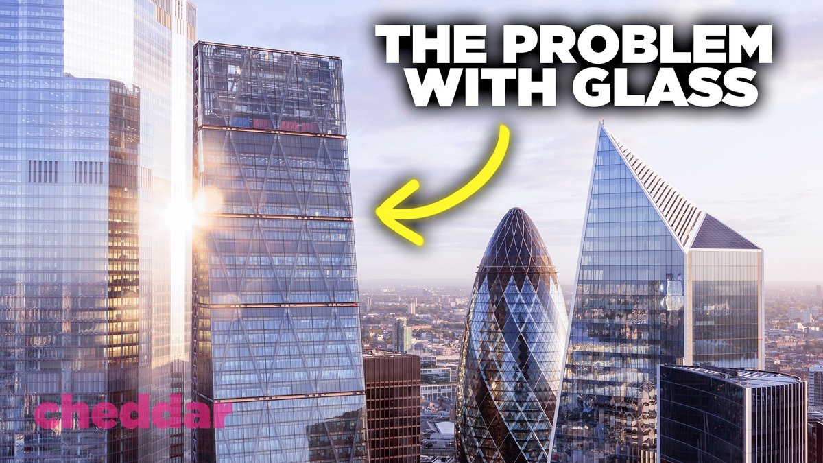 Cheddar explains how glass skyscrapers conquered our cities, and how they may be a problem. 👉chdr.tv/f4c44