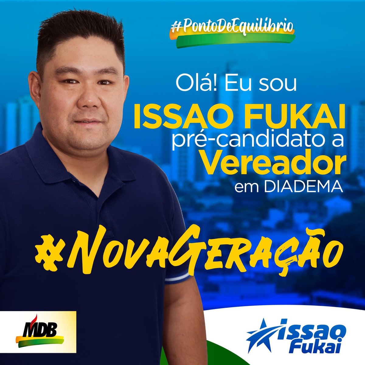 issaofukai's tweet photo. Issao Fukai pré- candidato a vereador em #diadema https://t.co/6bkFoN3gWK