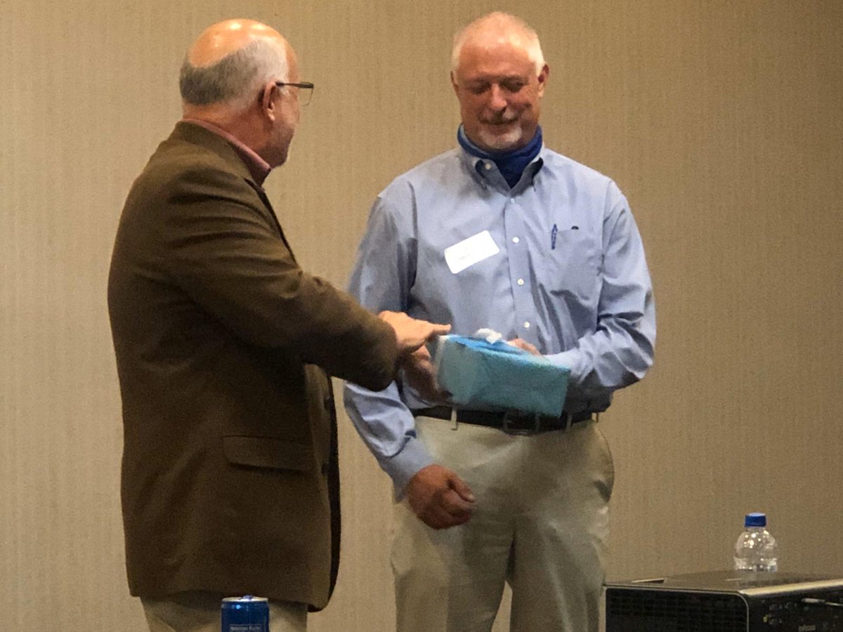 AFSA's tweet photo. Additionally, AFSA Board of Directors’ First Vice Chair Jack Medovich, PE, CEO of @flsamerica was presented an award by current Virginia Chapter President, Bob Beckwith to honor his years of service as the Virginia Chapter President! #AFSAChapters https://t.co/wQQiXx5W7o