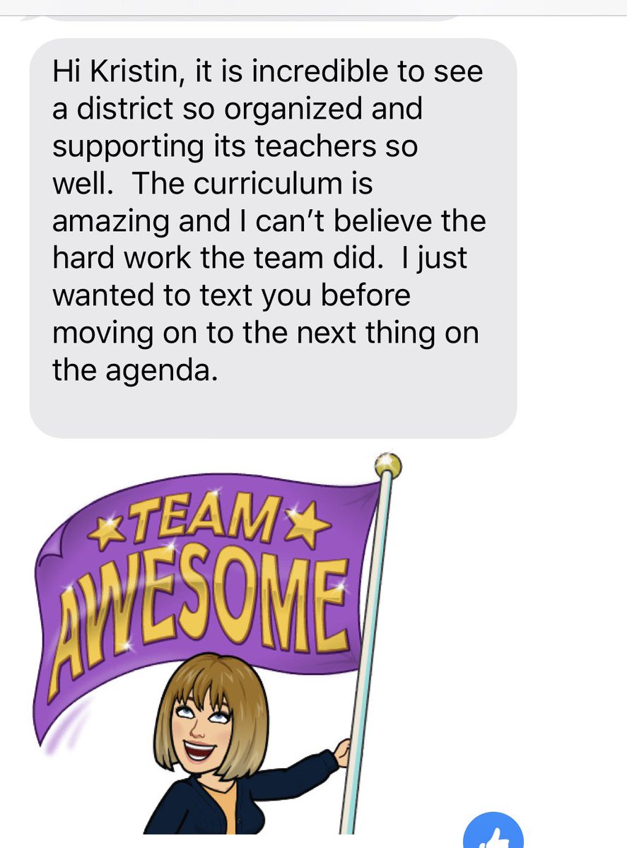 KristinKubic's tweet photo. I am so proud of our @FISD_WL curriculum writers who worked hard all summer long to create resources for our Ts and Ss! 👏🎉

Some feedback from our new hires who are exploring our curriculum.👇🏻#FISDWLLearns https://t.co/r2S0b2qUUq