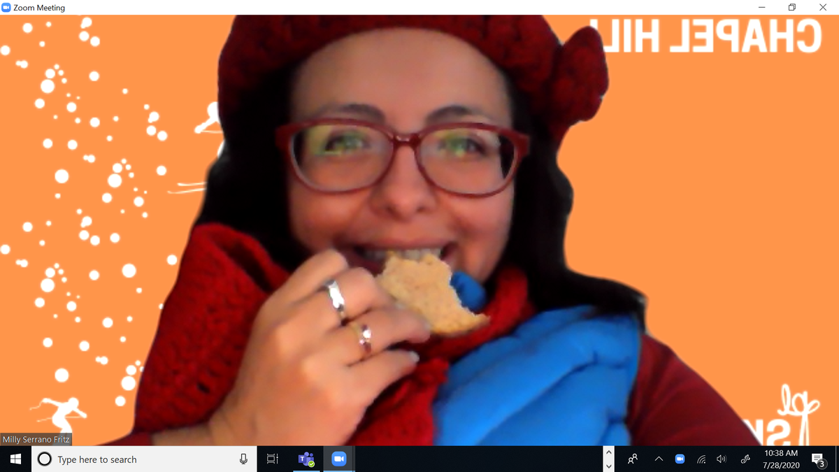 Milly32262258's tweet photo. Day 2!! Grilled PBJ sandwich from the snack bar... need to pick out tomorrow's outfit LOL. #plskitrip Loved the resources shared! 
@PersonalizeDISD https://t.co/Ml5hMAOZLI
