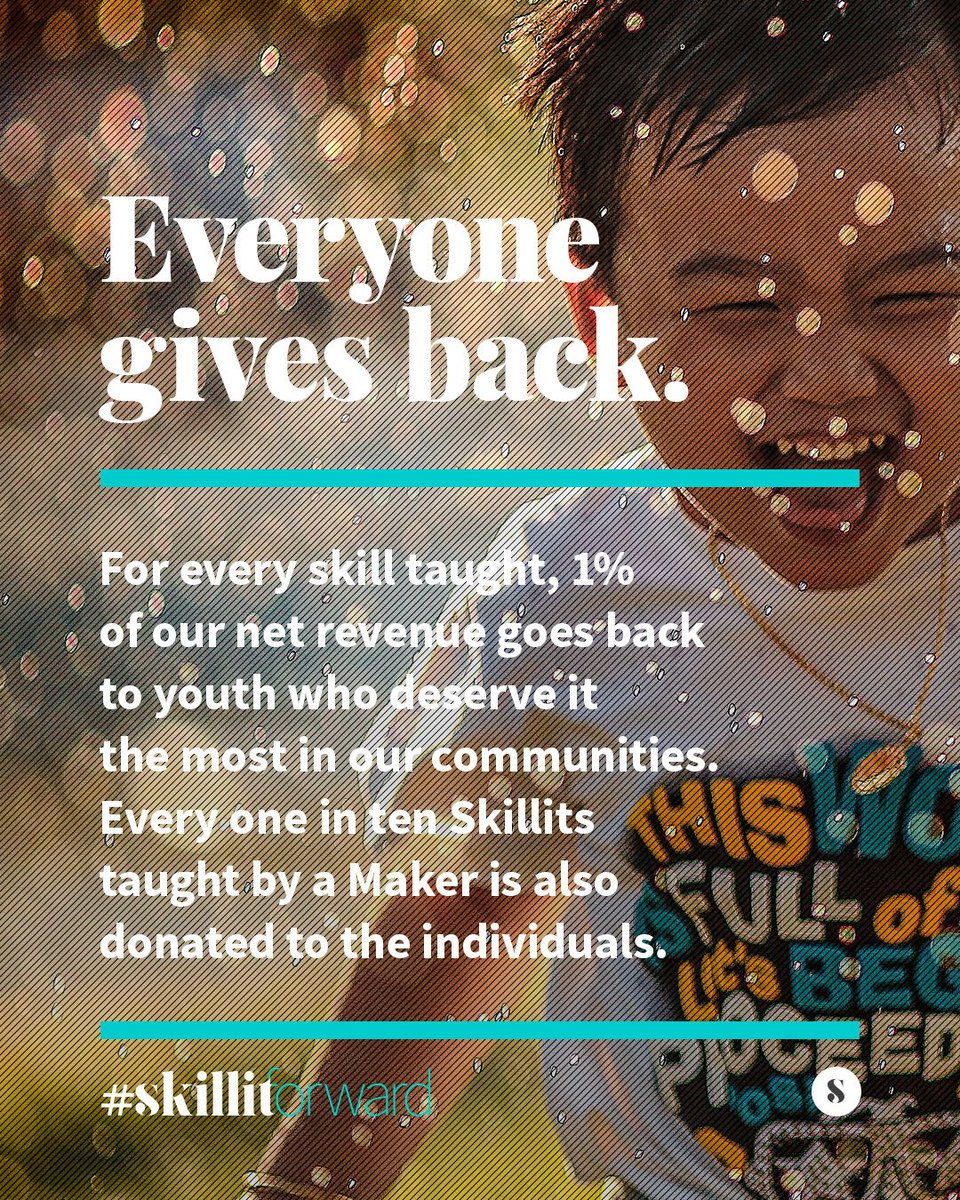 MySkillit's tweet photo. After much anticipation, Skillit is opening our free sign-up to Makers - individuals, teachers or businesses with a skill and passion to share! We are on a mission to provide access to self-betterment skills through the power of human connection #MySkillit https://t.co/w1Xde5Clqb https://t.co/GfFkz9esln