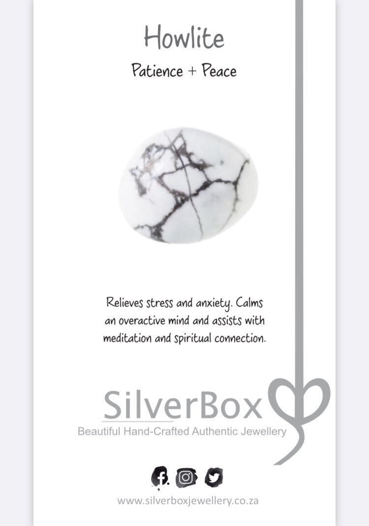 SilverboxJ's tweet photo. Calm down feelings of stress &amp; anxiety.Heal insomnia with Howlite .#healingcrystals #stressrelief #anxiety #insomnia https://t.co/Egs6LFENNy