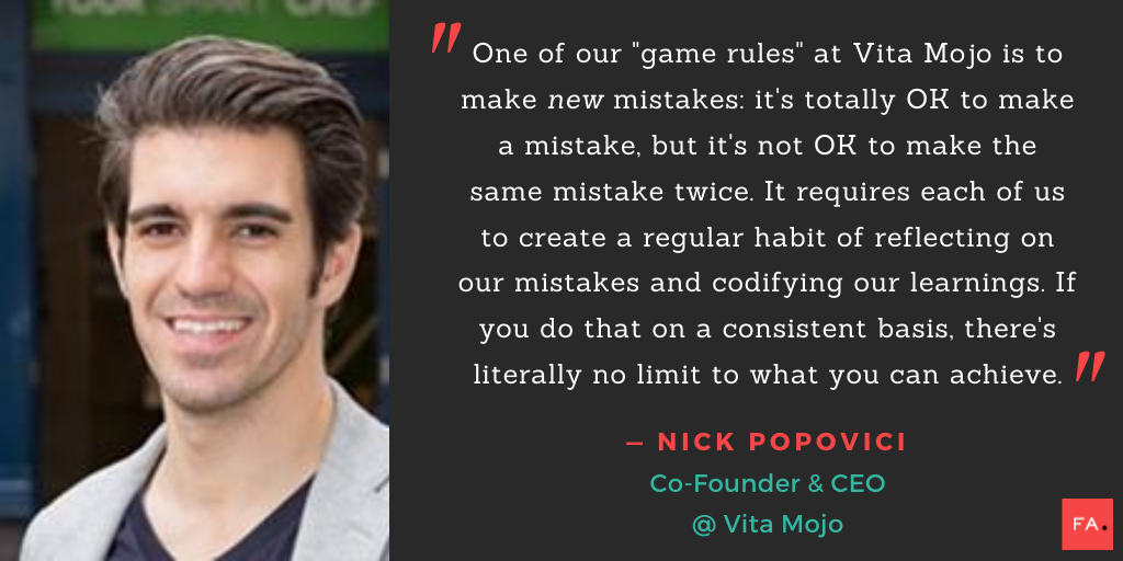 So wonderful to welcome #NickPopovici to our virtual campus 💻🎓 to share his lessons learned from founding, pivoting and scaling @VitaMojo - a company that's on a mission to improve the way the world eats through transformative technology. 🍽️

#alternativeMBA