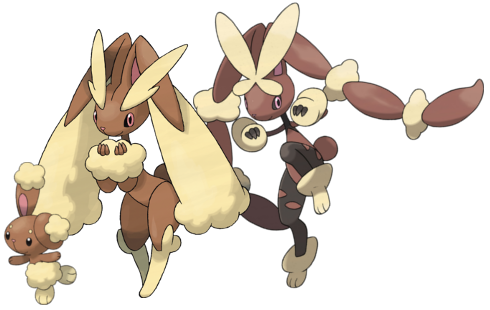 ...I absolutely HAD to have a Buneary/Lopunny and a Weavile. 