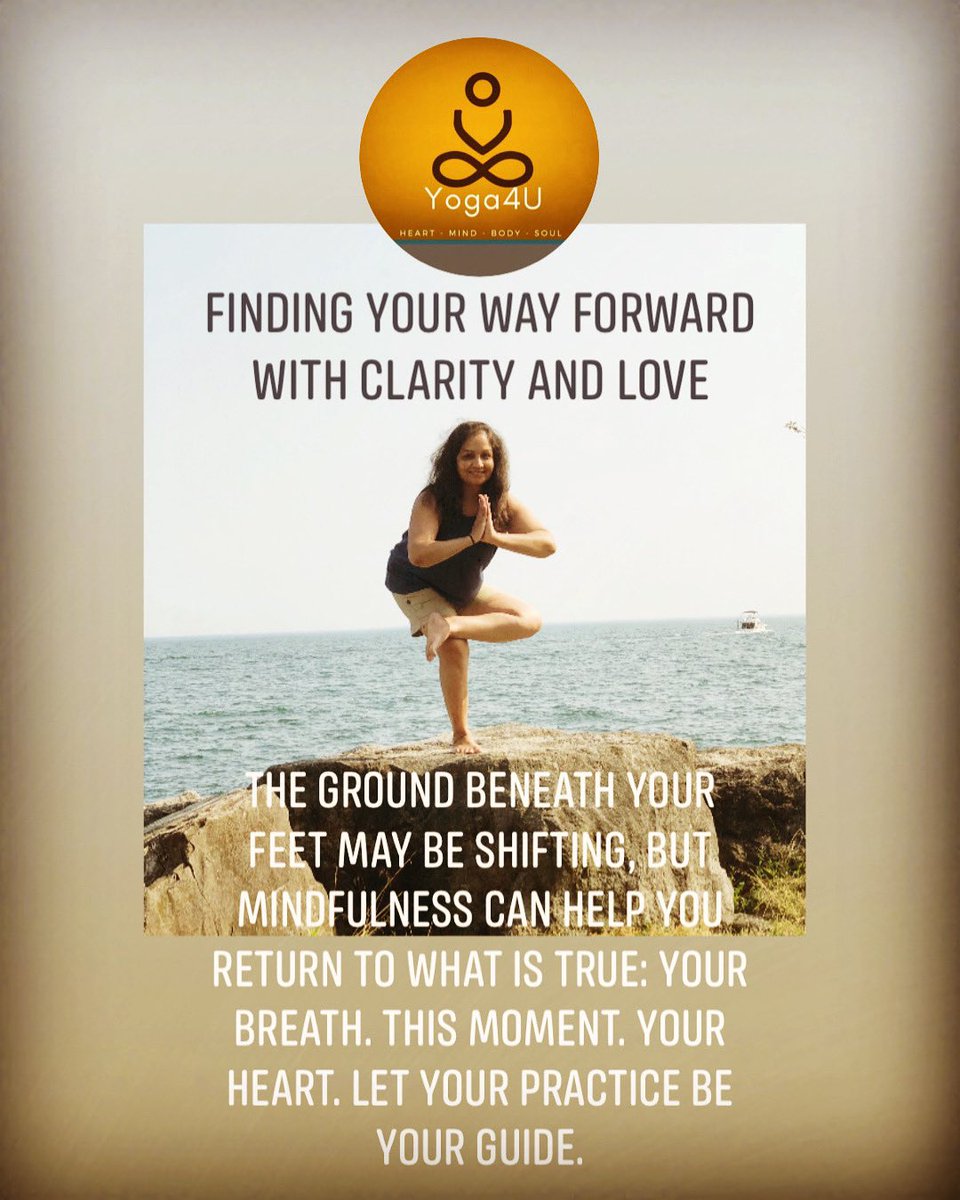 yoga4ublog's tweet photo. Finding Your Way Forward with Clarity and Love💕”The ground beneath your feet may be shifting, but mindfulness can help you return to what is true: Your breath. This moment. Your heart. Let your practice be your guide.”~ By Jeremy Hunter from Mindful #yoga #Mindfulness https://t.co/560ys3yoy7