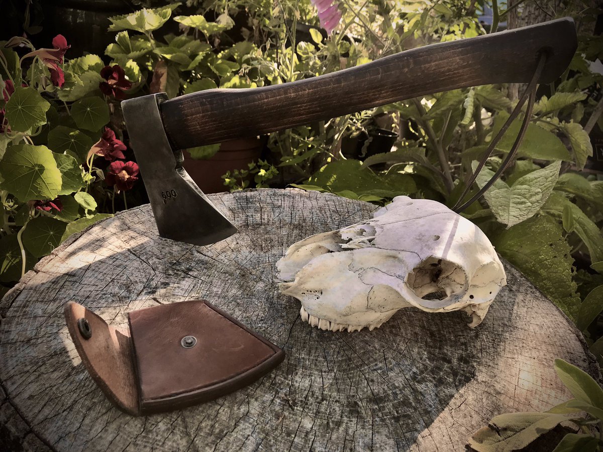 cat_mackerel's tweet photo. Bearded Goat Knives has just added this Bushcraft Wilderness Hatchet to our Etsy shop. We are currently taking orders if you are interested.  
#axe #bushcraft #wilderness #hatchet #etsyshop #handfinished #trulycornish #cornwall https://t.co/3mGg20cPQO