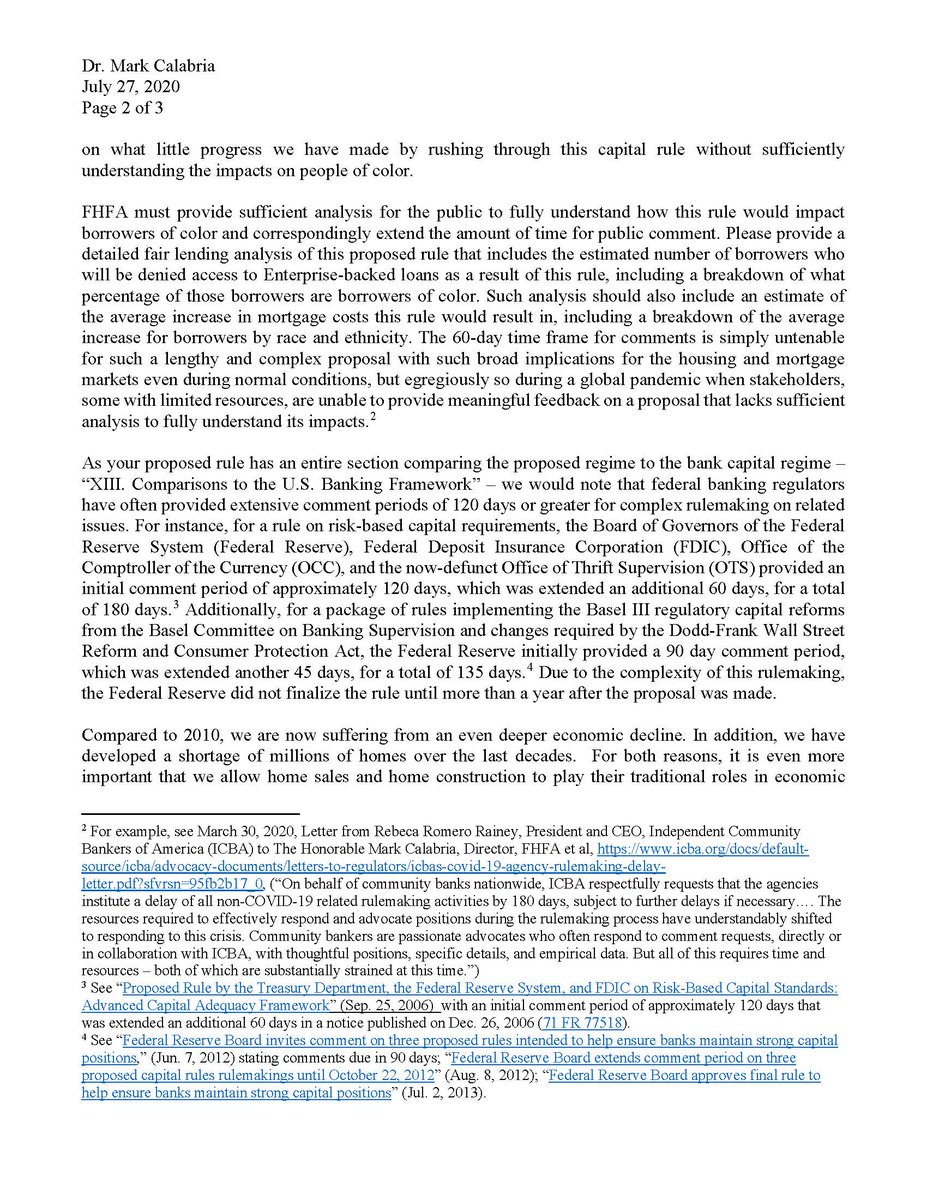 USHouseFSC's tweet photo. #RELEASE: Chairwoman @RepMaxineWaters, Clay, and @RepDennyHeck Request Housing Finance Regulator Pause Rulemaking Increasing Capital for @FannieMae and @FreddieMac | https://t.co/jrhZ8G5YgE https://t.co/PVt9EcUKGF