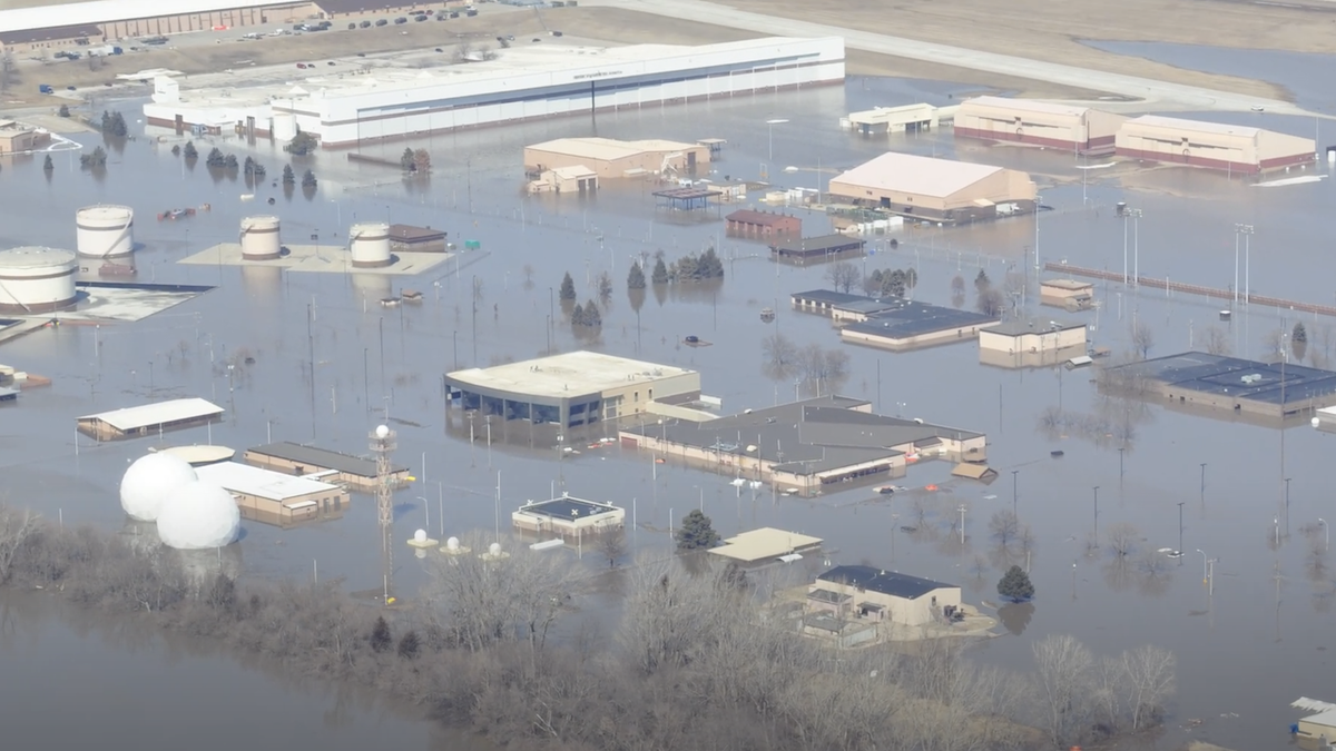 RepDonBacon's tweet photo. Great video of @Offutt_AFB team's work continuing their mission after last year's flooding. I helped secure $744M for recovery &amp; reconstruction. @OmahaUSACE completed levee repairs in March &amp; work to begin raising the levees is now underway for early 2022! https://t.co/orWhMiPeSp https://t.co/Re8ExbxpMK