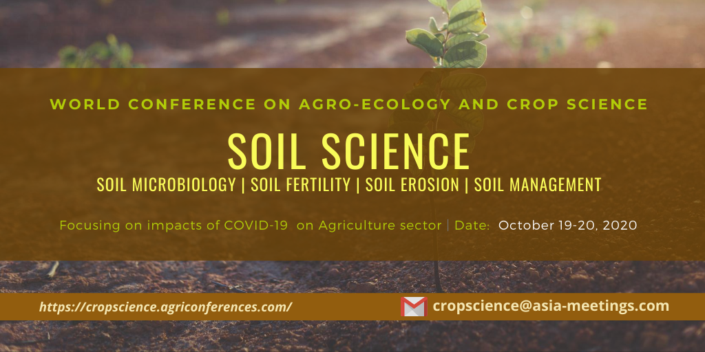 Visit the website: cropscience.agriconferences.com
Submit your abstract: cropscience.agriconferences.com/abstract-submi…
#agriculture #soil #ScienceTwitter #microbiology #Conference #webinar #podcasts #COVID19