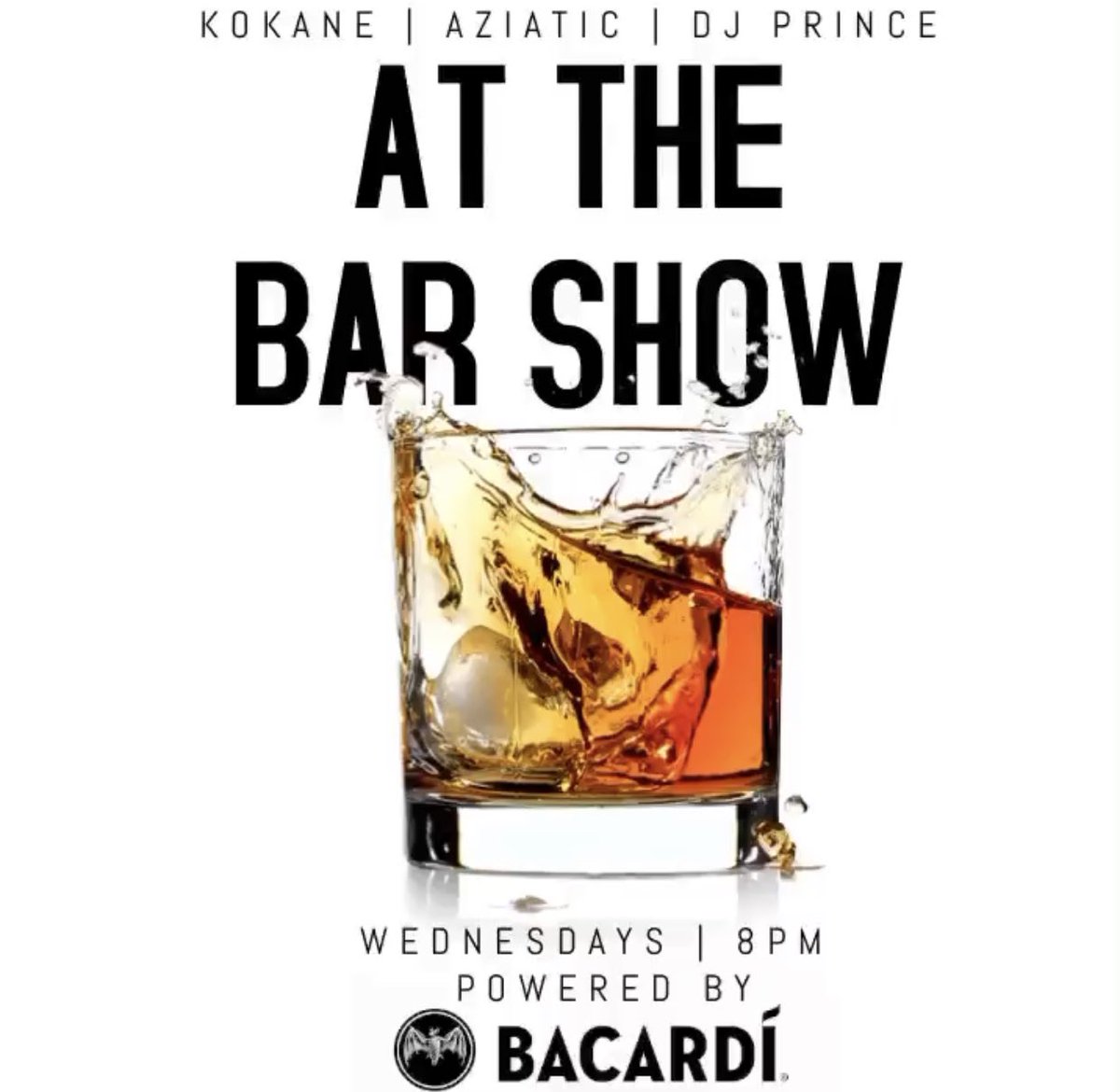 AtTheBarShow's tweet photo. Live Tomorrow 8pm @AtTheBarShow https://t.co/eKUelVcSuK
