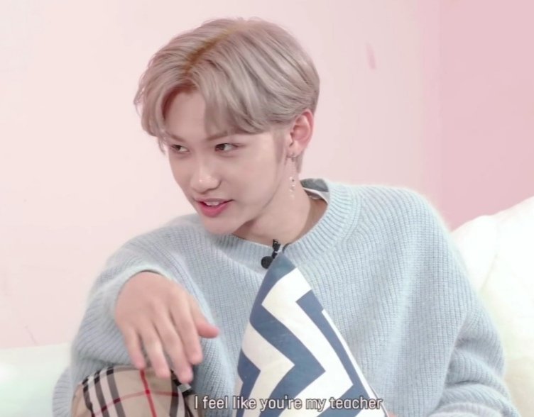 Felix straight up calling Minho his teacher