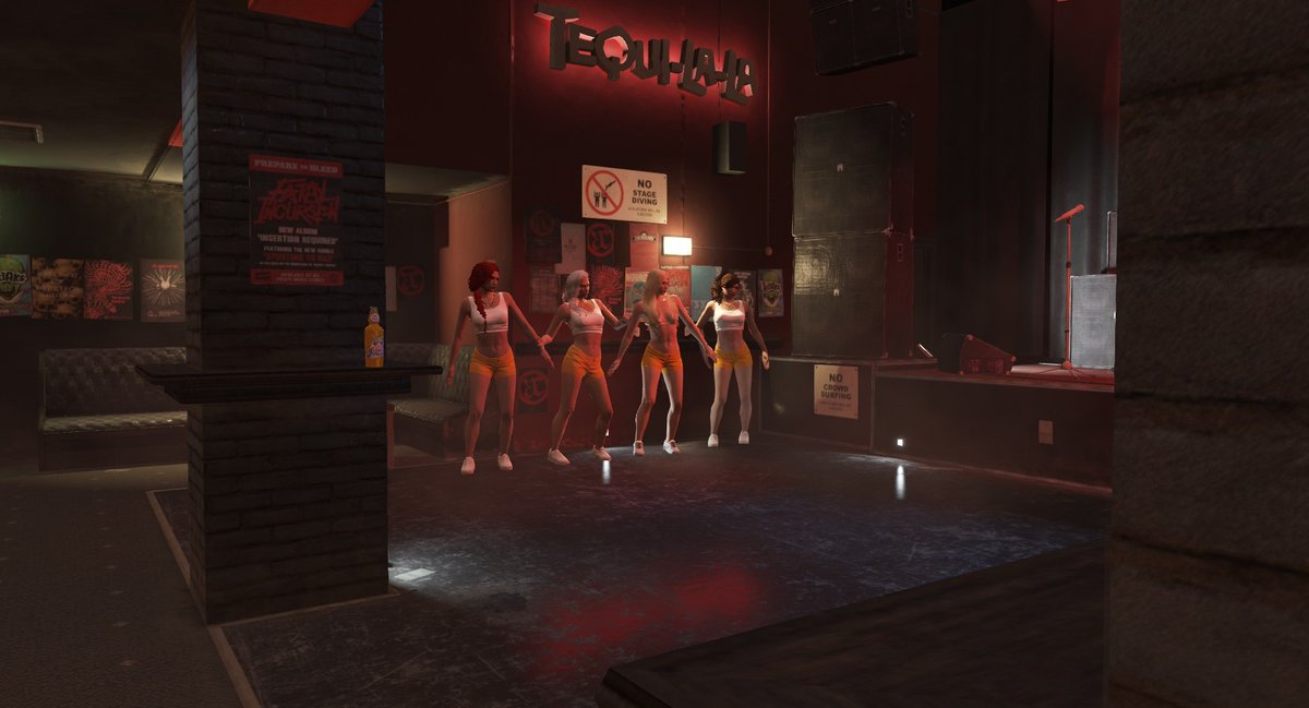 lifetimerp's tweet image. Say hi to the beautiful ladies of Tequi-la-la. We are looking forward to the opening of this club! Stay tuned for more details. #GTAV #LosSantosLife #GTAServer