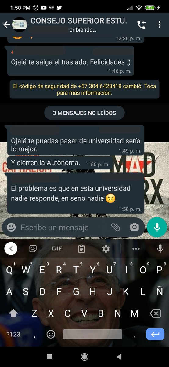 EstudiantesFuac's tweet photo. Este es el manejo que la Administración del @Mineducacion en cabeza del Rector @rgomezgiraldo le ha dado a la @UniAutonoma_Col. Las líneas institucionales no responden las solicitudes de los estudiantes, no existe ningún plan antidecersión lo cual agravaría la crisis que (1/8) https://t.co/O4sCpaZ1Xk