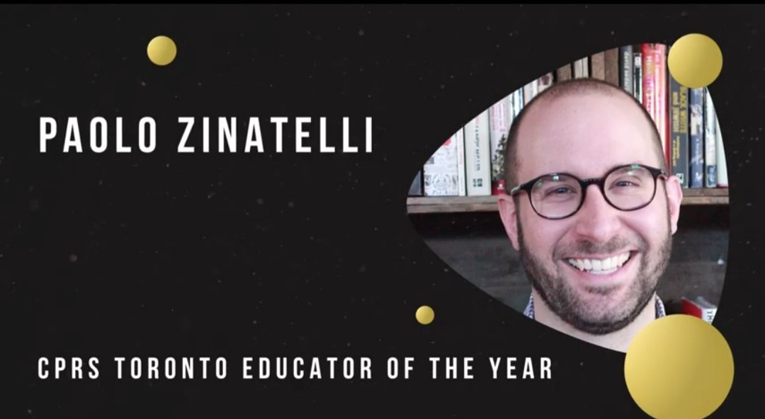 barry_d_waite's tweet photo. For the second year running, one of our outstanding faculty at @CentennialEDU wins @CPRSToronto Educator of the Year! Congratulations to @paoloz5 on this stellar and well-deserved award! #PR #HigherEd #CPRSACE https://t.co/skvAMWvTWT