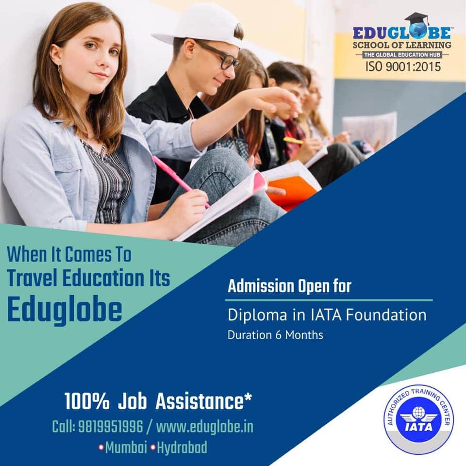 EduglobeSchool's tweet photo. What does it take to create a well planned career in Travel and Tourism ???
A #righttraining B #rightcertification
C #rightplacements ...
Eduglobe’s new Online course in #IATA and #travelandtourism Develops your skill towards a Global certification and jobs !!! https://t.co/PZj9XVCV8K