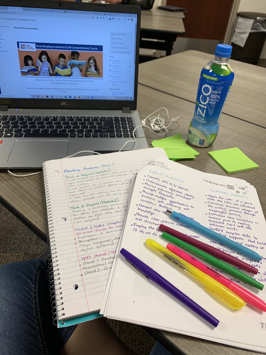 M_Inurrigarro's tweet photo. Reading Academy Day 1: ✅ Learning more about Explicit &amp; Systemic Instruction #CISDReadingAcademy https://t.co/K56kxPTJ2h
