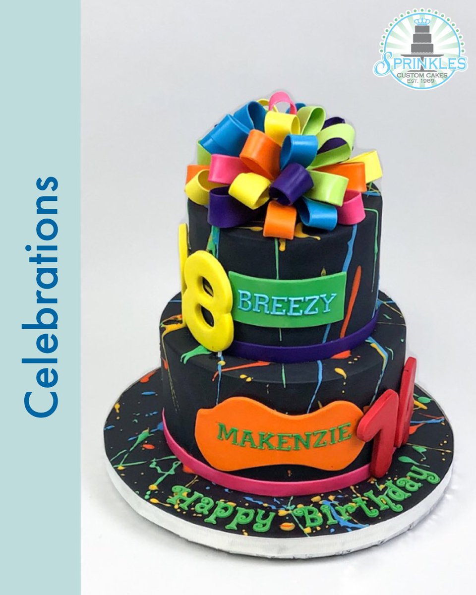 Another great cake from sprinkles custom cakes in Central Florida! #sprinkles #birthdaycake #orlando #Florida