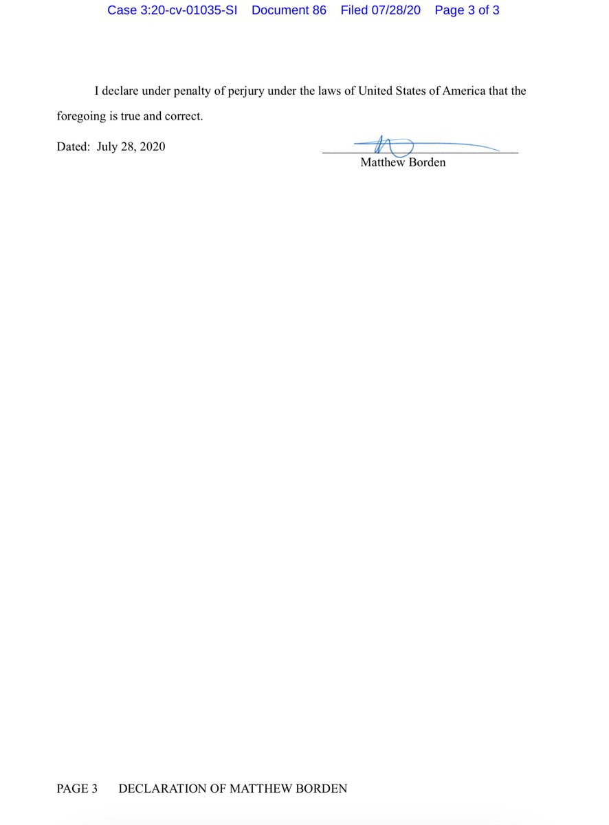 “Declaration of Matthew Borden in Support of Motion for Imposition of Sanctions and Finding of Contempt Against Defendants...”See recent docket report(this is a 2 for 1 - TRUST me read the exhibit, next tweet)ECF https://ecf.ord.uscourts.gov/doc1/15107618075Public Drive https://drive.google.com/file/d/1EXqttskInnGagpgEll5zg1YIkQWZ9ZUv/view?usp=drivesdk