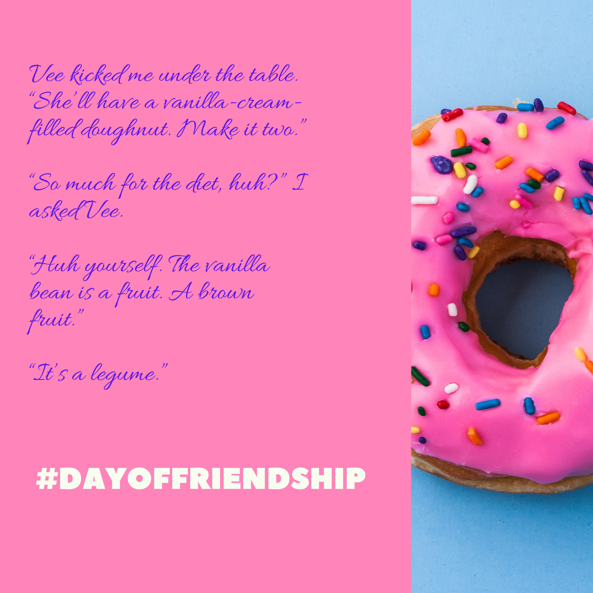 Happy International #DayOfFriendship! To celebrate we're sharing our favorite Nora and Vee moment and would love to hear some of yours!