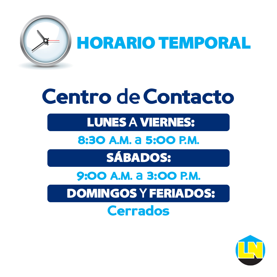AsocLaNacional's tweet photo. A partir del miércoles 29 de julio, nuestra #ReddeSucursales, #Autobancos y #CentrodeContacto estarán laborando en un nuevo horario temporal para continuar ofreciéndoles nuestros servicios financieros y atender sus necesidades, dentro del protocolo de prevención.#LaNacional https://t.co/2CKRv2Ryg0