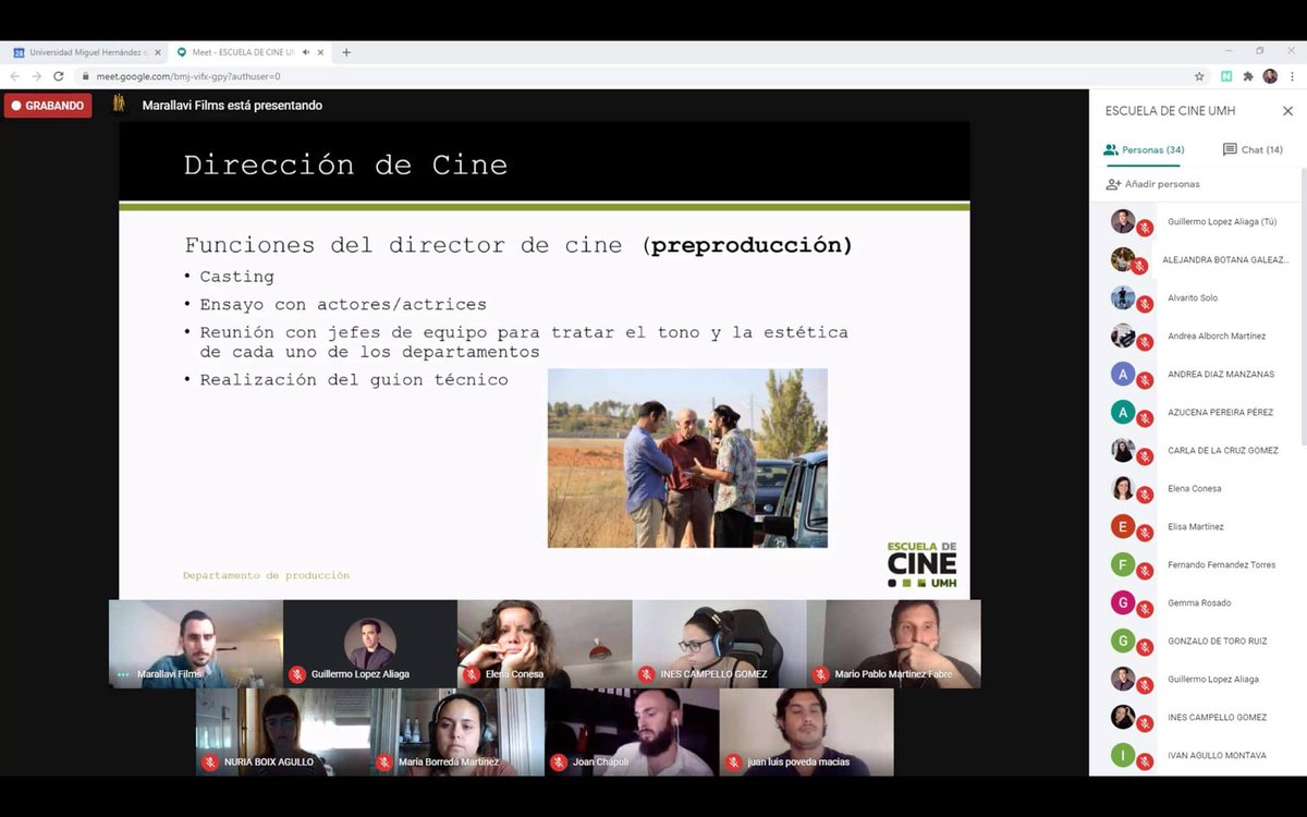 edc_UMH's tweet photo. Esta tarde hemos realizado la primera sesión formativa de la V edición de la @edc_UMH con una fantástica masterclass online impartida por @AlcalaSantaella. Volvemos en septiembre ¡¡¡Menuda vamos a liar!!! 🤪🎬😍🎥🎥🎥🤘🤘🤘@universidadmh @cauumh https://t.co/7RbIb1kSCK