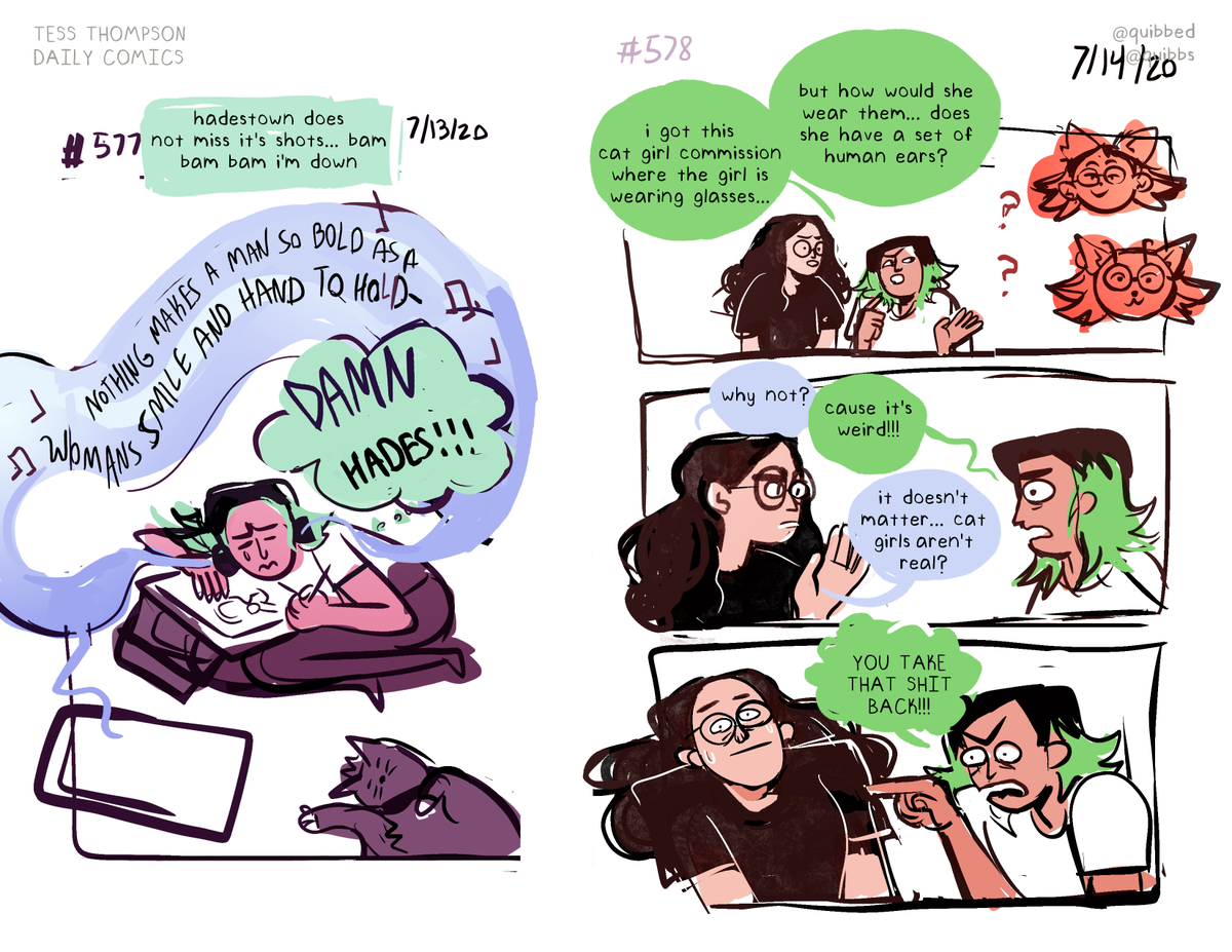 DAILIES!!!!! this is the most polished that my daily comics about my daily life will EVER be. idk why i went nuts but here you go... you can read all #582 of them right here!
https://t.co/Z5RDjqIh0U
