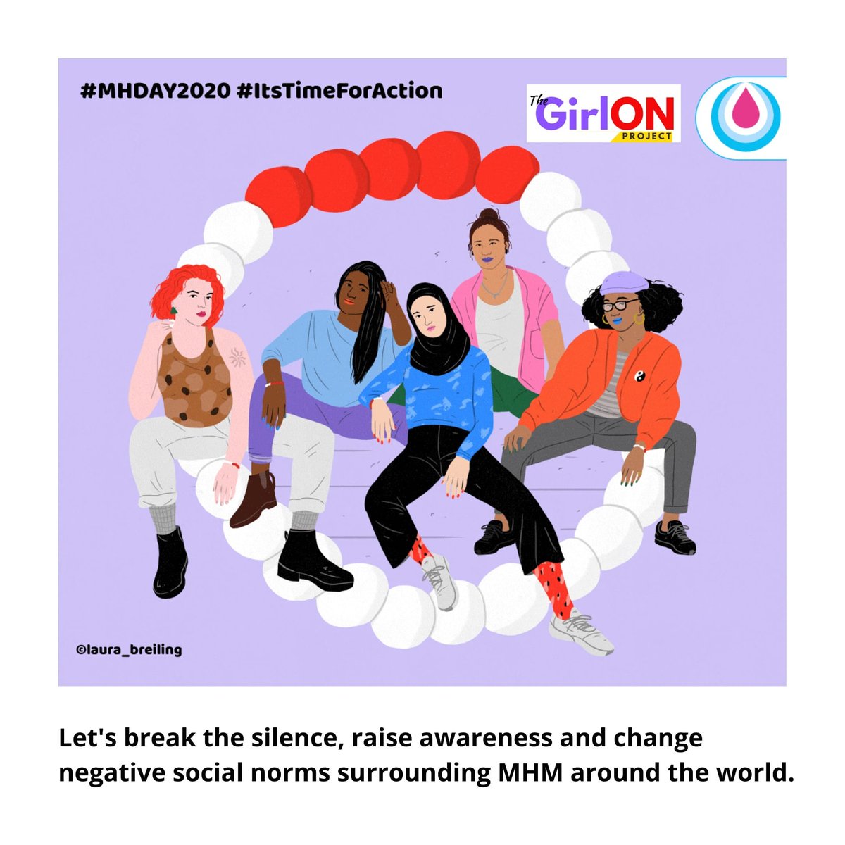 sosoella's tweet photo. Periods don't stop for pandemics!
#mhday2020 #thegirlonproject https://t.co/WPoSveGyws