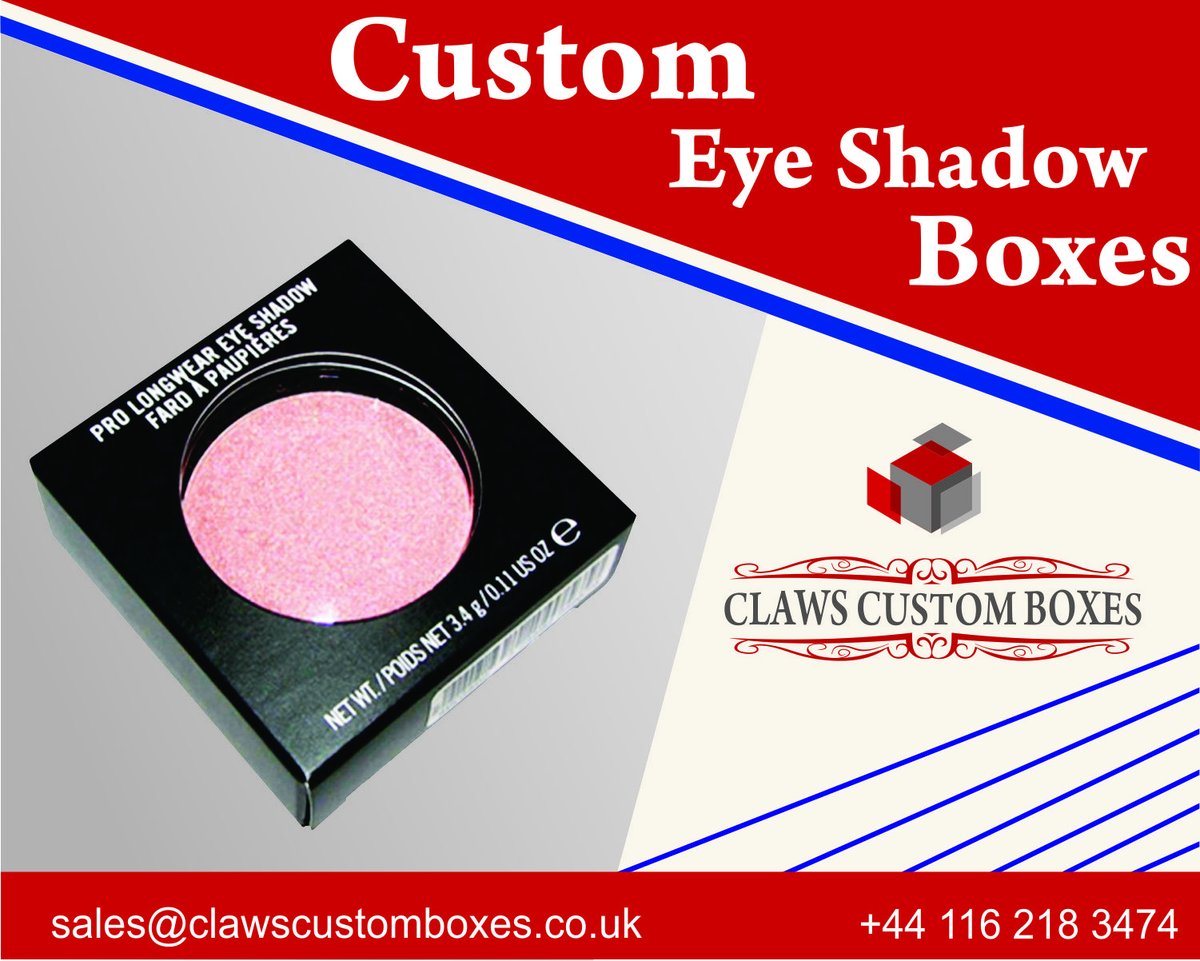 clawsltd's tweet image. Enhance the Targeted Audience with Custom Eyeshadow Boxes
Read More: bit.ly/2X4tuBc
Email at: clawscustomboxesltd@gmail.com
Call to Order: +44 116 218 3474
#Customboxes #PrintedEyeshadowboxes #CustomEyeshadowBoxes #CustomPrintedEyeshadowBoxes #ClawsCustomBoxesUK
