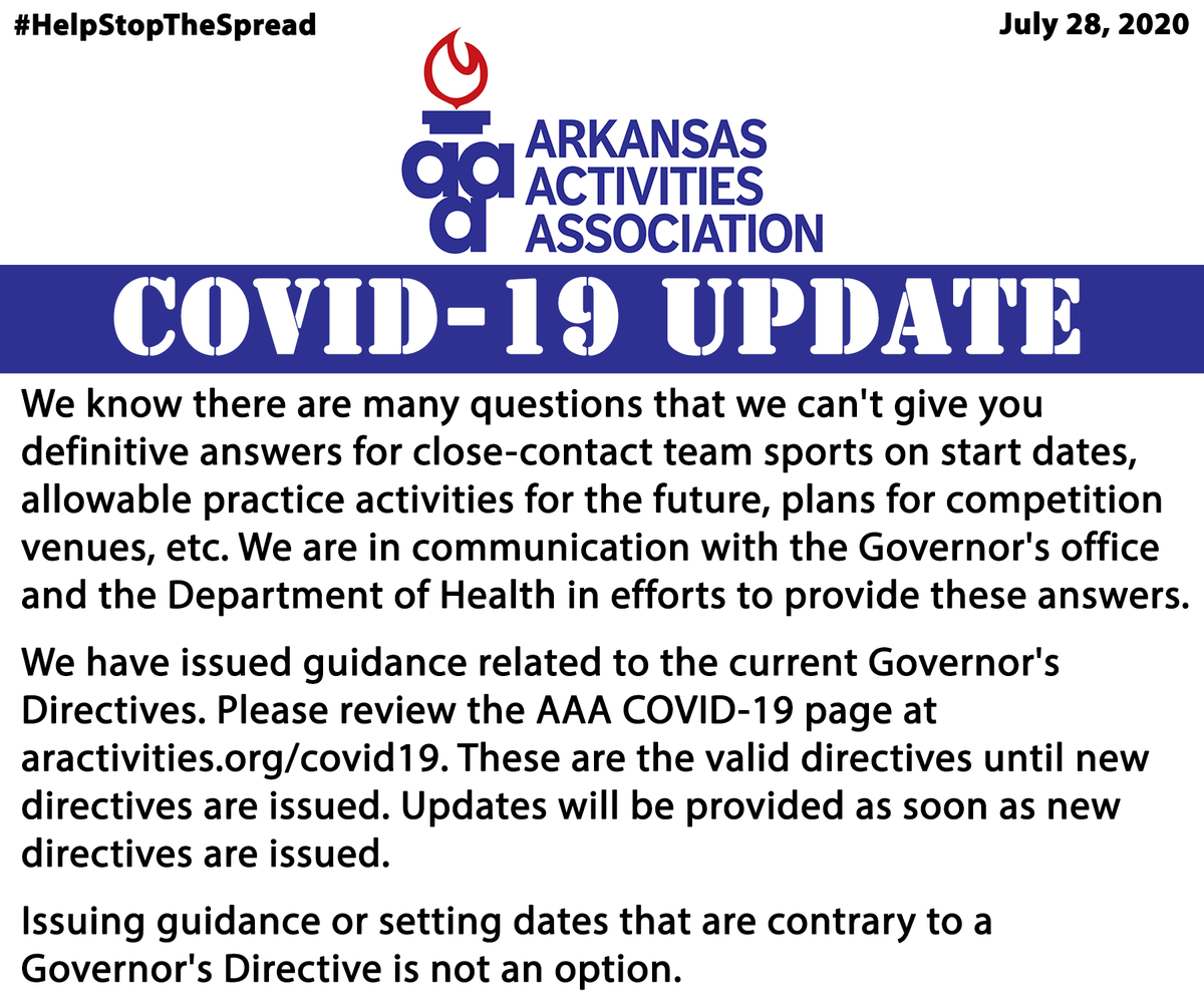 Arkansas Activities Association tweet media